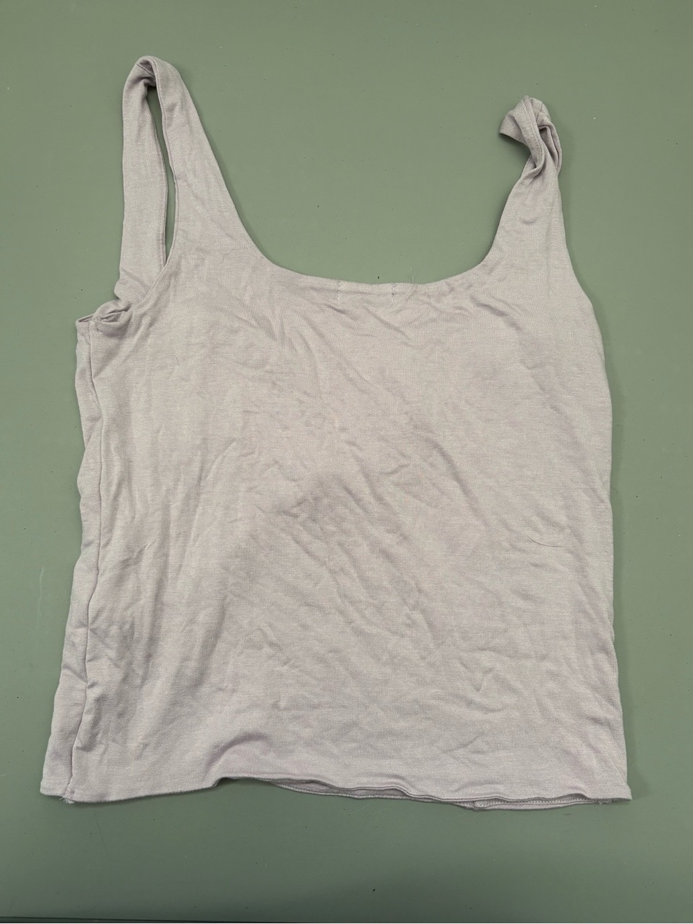 Lavender Ruched Tank Top - Picture 2 of 2